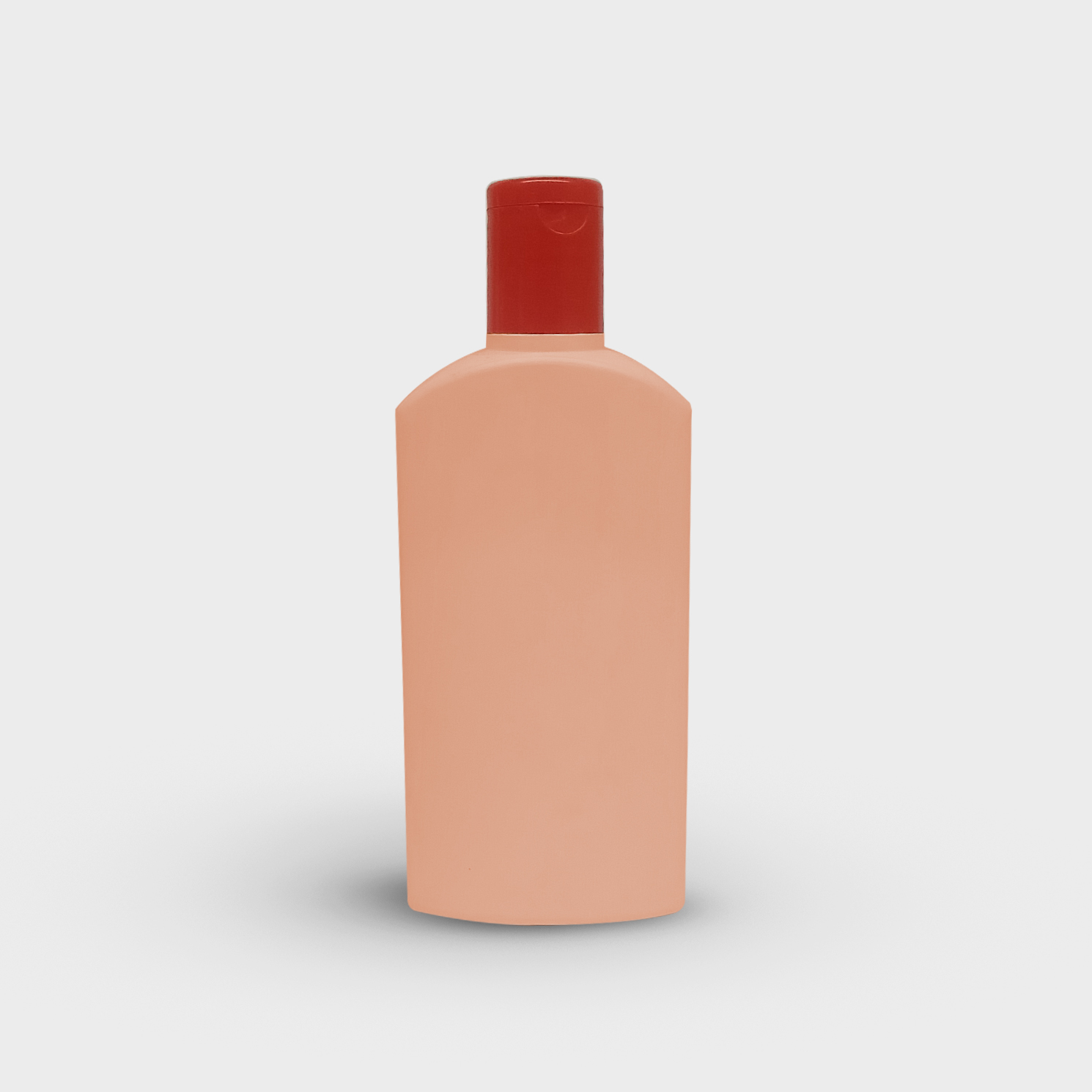Flat bottle HDPE