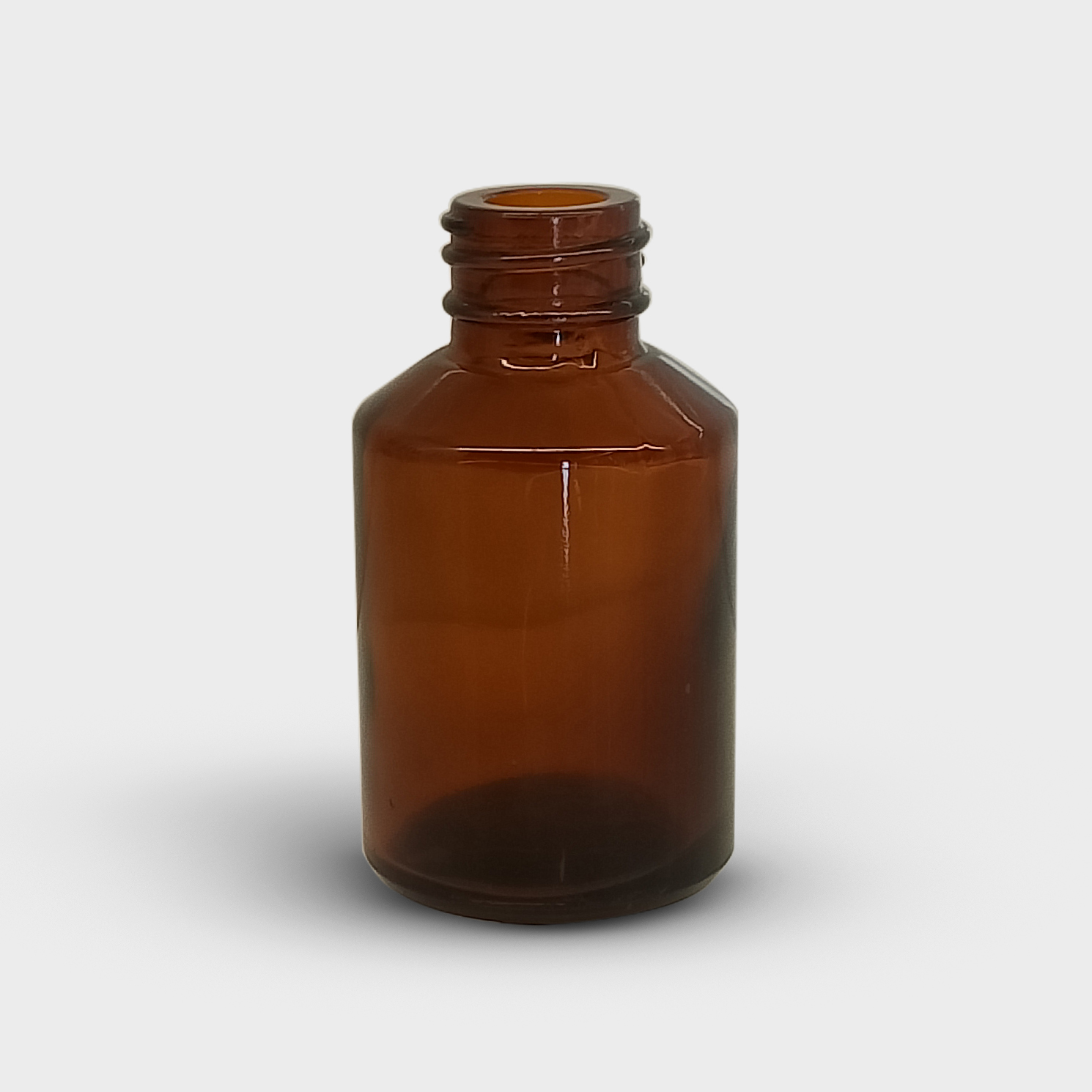 Taper glass bottle