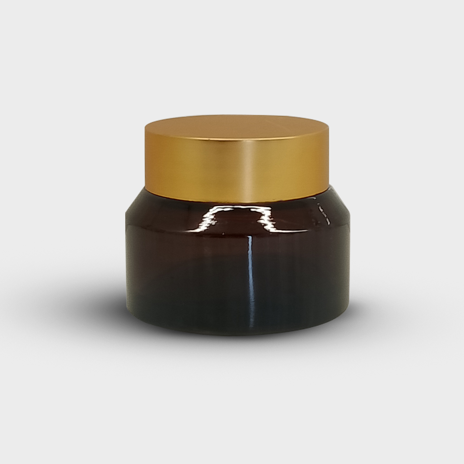 Taper glass jar