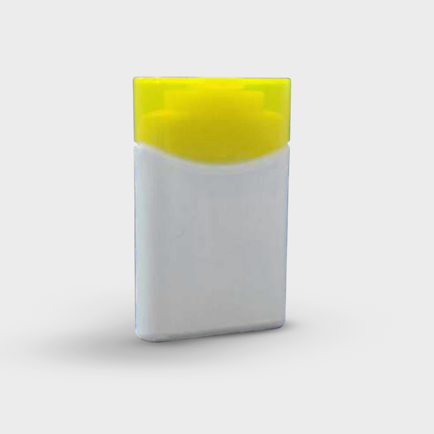 powder container with cap